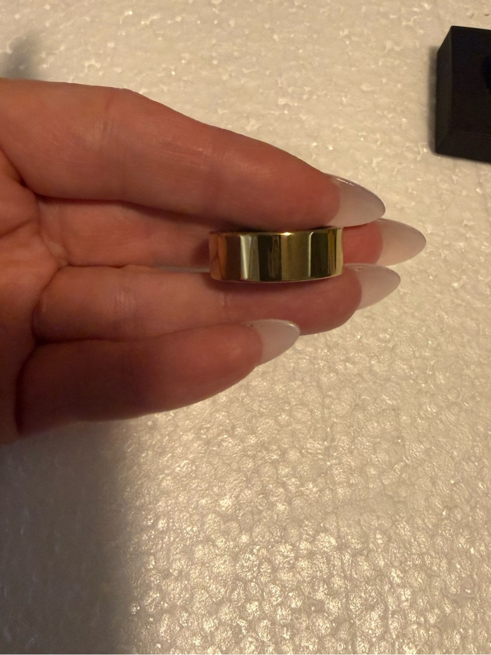 Ultrahuman gold smart ring, size 8